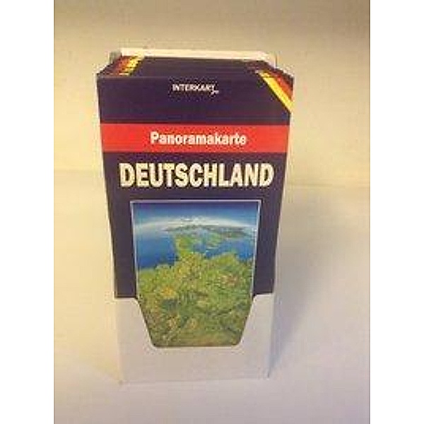 Panoramakarte Deutschland als Faltkarte
