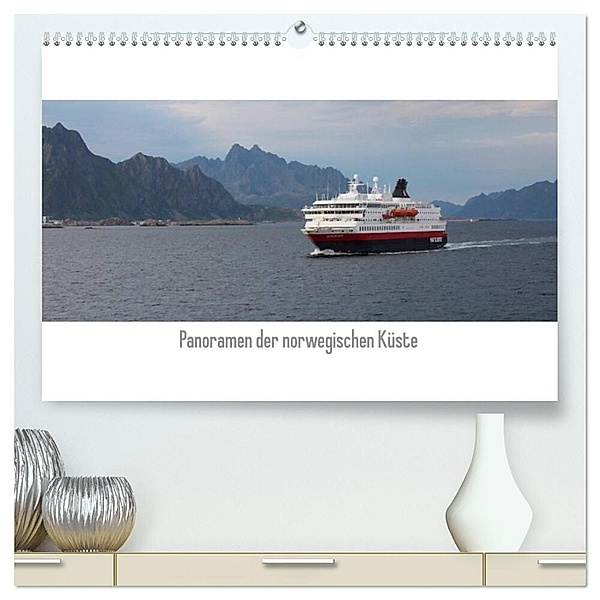 Panoramen der norwegischen Küste (hochwertiger Premium Wandkalender 2024 DIN A2 quer), Kunstdruck in Hochglanz, Ingrid Lacher