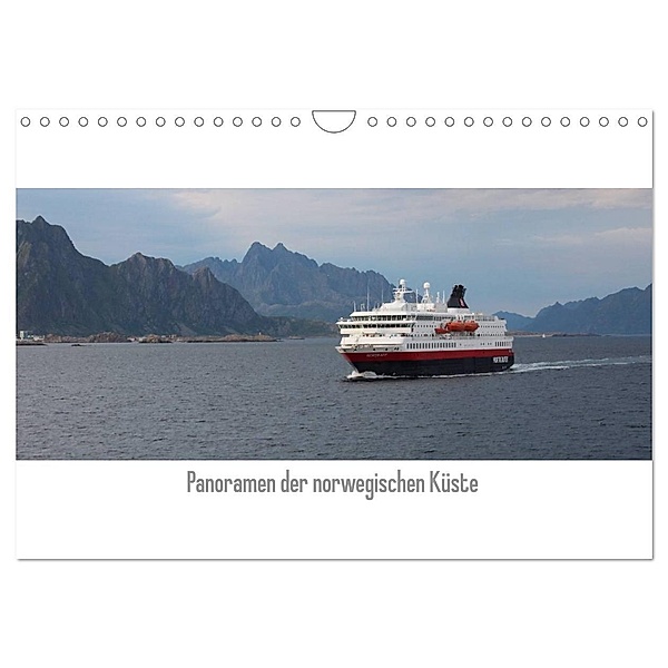 Panoramen der norwegischen Küste (Wandkalender 2024 DIN A4 quer), CALVENDO Monatskalender, Ingrid Lacher