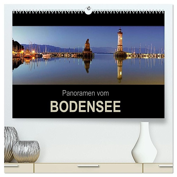 Panoramen vom Bodensee (hochwertiger Premium Wandkalender 2024 DIN A2 quer), Kunstdruck in Hochglanz, Oliver Gärtner