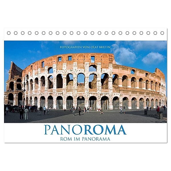 PANOROMA - Rom im Panorama (Tischkalender 2024 DIN A5 quer), CALVENDO Monatskalender, Olaf Bruhn