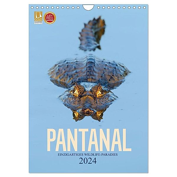 Pantanal - Einzigartiges Wildlife-Paradies (Wandkalender 2024 DIN A4 hoch), CALVENDO Monatskalender, Christina Krutz
