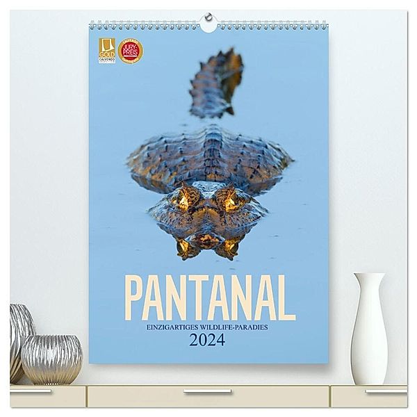 Pantanal - Einzigartiges Wildlife-Paradies (hochwertiger Premium Wandkalender 2024 DIN A2 hoch), Kunstdruck in Hochglanz, Christina Krutz