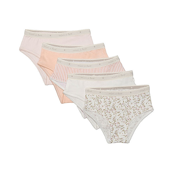 MINI A TURE Panties EJDA 5er Pack in mauve chalk