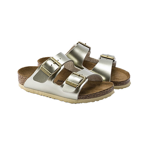 BIRKENSTOCK Pantoletten ARIZONA KIDS BF ELECTRIC in metallic gold