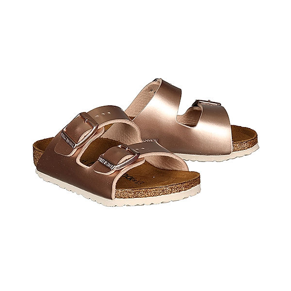 BIRKENSTOCK Pantoletten ARIZONA KIDS BF ELECTRIC METALLIC in kupfer