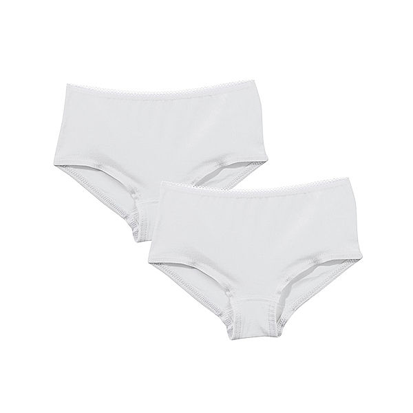 Petit Bateau Panty ESSENTIAL GIRL UNI 2er-Pack in offwhite