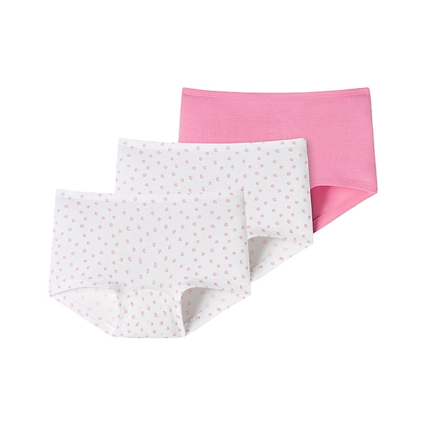 Schiesser Panty FINE DOTTY 3er-Pack in rosa/weiß