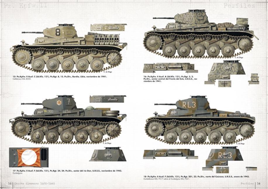 Panzer Aces Farbprofile Tarnanstriche und Erkennungszeichen deutscher Panzer NEU 