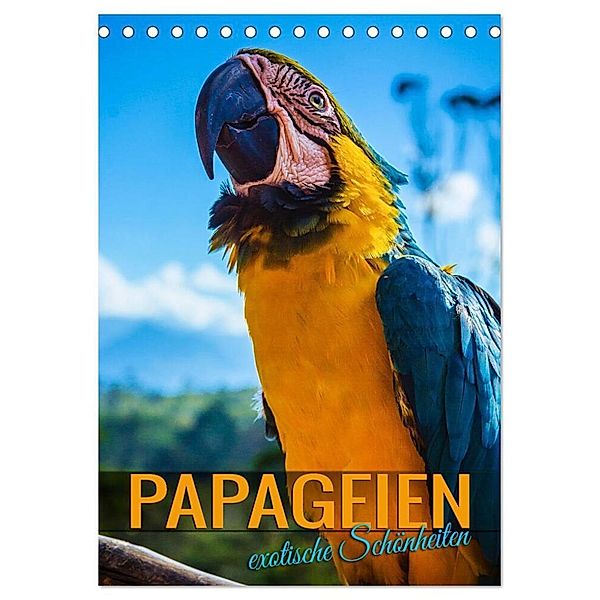 Papageien - exotische Schönheiten (Tischkalender 2024 DIN A5 hoch), CALVENDO Monatskalender, Renate Utz