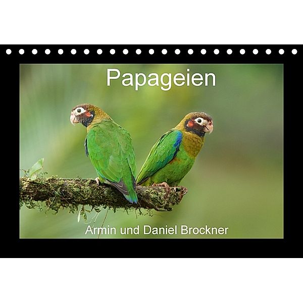 Papageien (Tischkalender 2018 DIN A5 quer) Dieser erfolgreiche Kalender wurde dieses Jahr mit gleichen Bildern und aktua, Armin Brockner