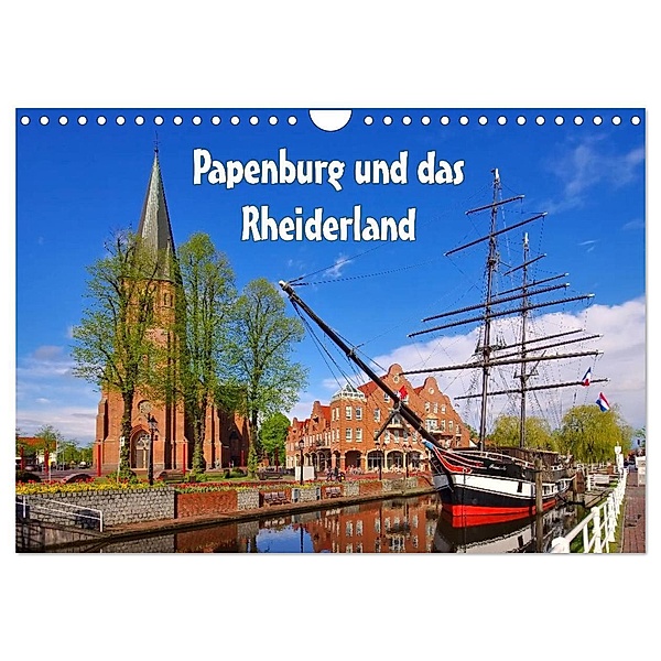 Papenburg und das Rheiderland (Wandkalender 2024 DIN A4 quer), CALVENDO Monatskalender, LianeM