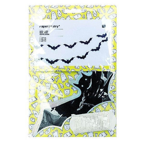 Paper Poetry - Girlande Halloween Fledermaus