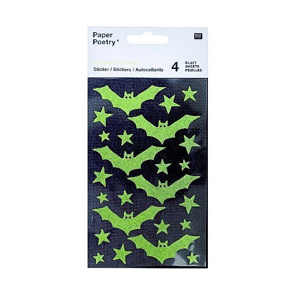 Paper Poetry - Washi Sticker, Fledermaus