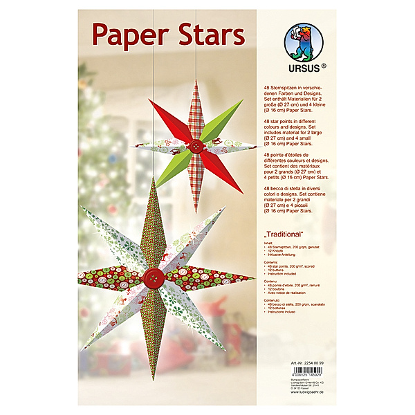 Paper Stars (Motiv: Traditional)