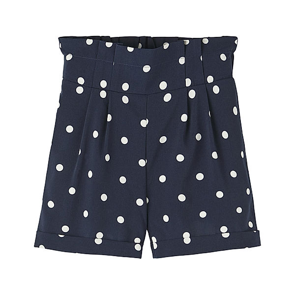 name it Paperbag-Shorts NKFFANN gepunktet in dark sapphire