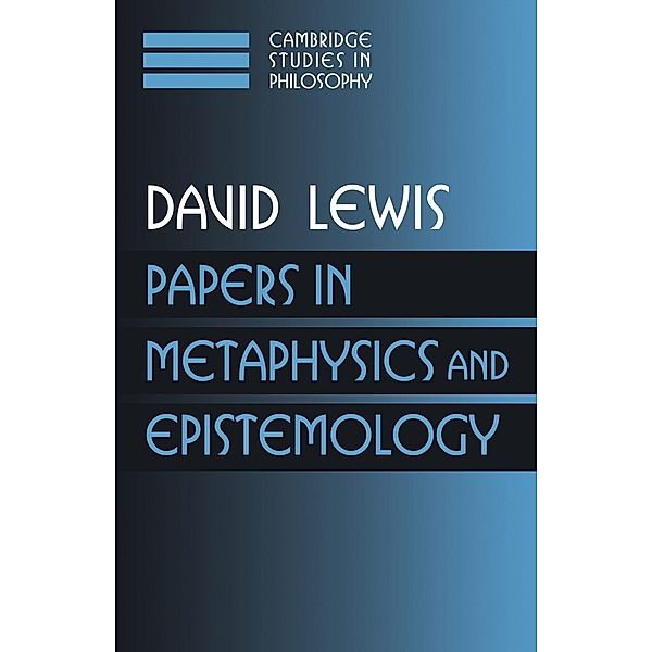 Papers in Metaphysics and Epistemology, David Lewis, Lewis Ma David