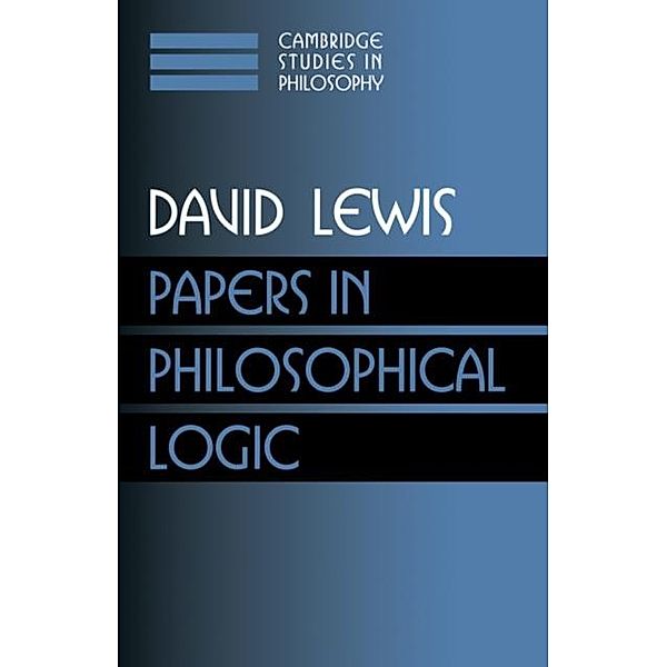 Papers in Philosophical Logic: Volume 1, David Lewis
