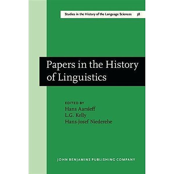 Papers in the History of Linguistics