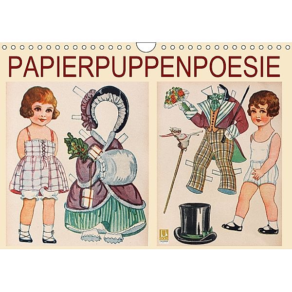 Papierpuppenpoesie (Wandkalender 2018 DIN A4 quer), Karen Erbs