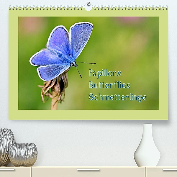 Papillons-Butterflies-Schmetterlinge (Premium, hochwertiger DIN A2 Wandkalender 2023, Kunstdruck in Hochglanz), Karin Berger (Kabefa)