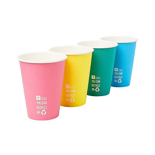 talking tables Pappbecher BRIGHTS RAINBOW (250ml) 8er Pack