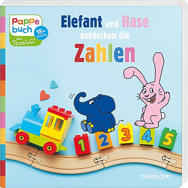 Pappebuch von Tessloff / Elefant und Hase entdecken die Zahlen, Katja Baier