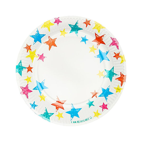 talking tables Pappteller RAINBOW STAR 12er Pack