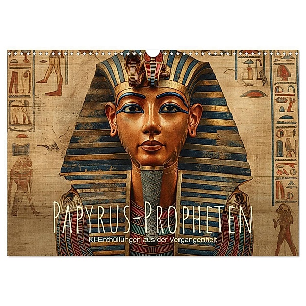 Papyrus-Propheten - KI-Enthüllungen aus der Vergangenheit (Wandkalender 2025 DIN A3 quer), CALVENDO Monatskalender, Calvendo, artefacti
