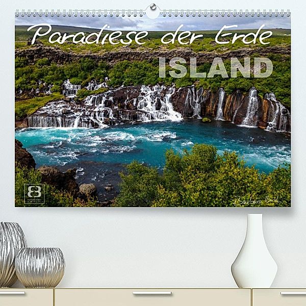 Paradiese der Erde - ISLAND (Premium, hochwertiger DIN A2 Wandkalender 2023, Kunstdruck in Hochglanz), Barbara Busch