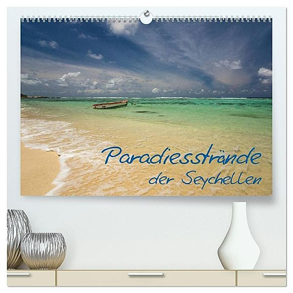 Paradiesstrände der Seychellen (hochwertiger Premium Wandkalender 2024 DIN A2 quer), Kunstdruck in Hochglanz, Stefan Daniel Homfeld