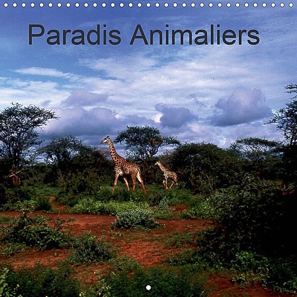 Paradis Animaliers (Calendrier mural 2021 300 × 300 mm Square), Dominique Leroy