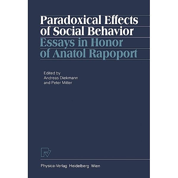 Paradoxical Effects of Social Behavior