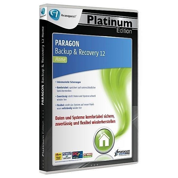 Paragon Backup & Recovery 12 Platinum Ed.
