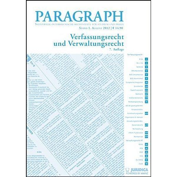 Paragraph: Verfassungsrecht und Verwaltungsrecht (f. Österreich)