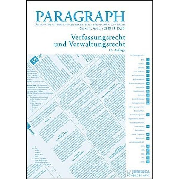 Paragraph: Verfassungsrecht und Verwaltungsrecht (f. Österreich)