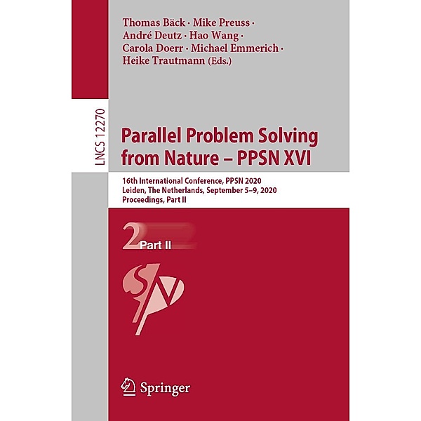 Parallel Problem Solving from Nature - PPSN XVI / Lecture Notes in Computer Science Bd.12270
