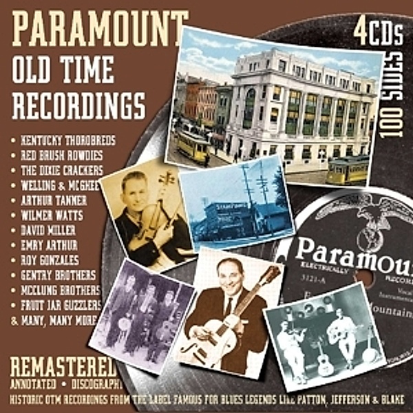 Paramount Old Time Recordings, Diverse Interpreten