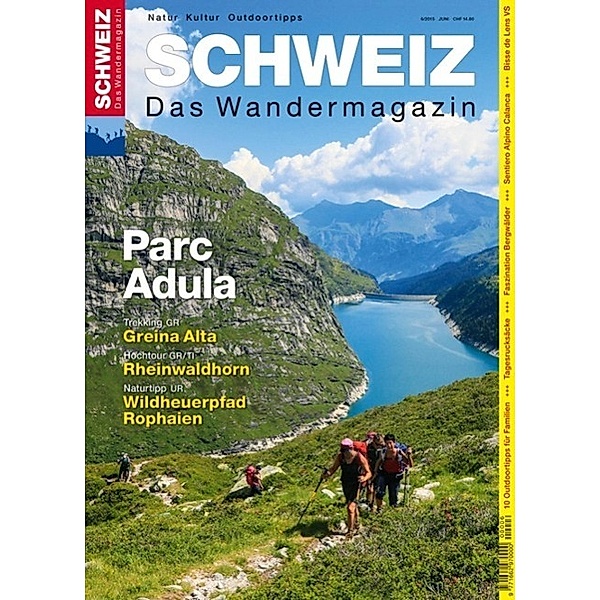 Parc Adula / Rothus Verlag, Redaktion Wandermagazin Schweiz