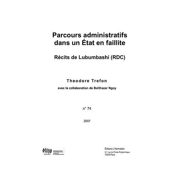 Parcours administratifs dans un etat en / Hors-collection, Kalampalikis Nikos