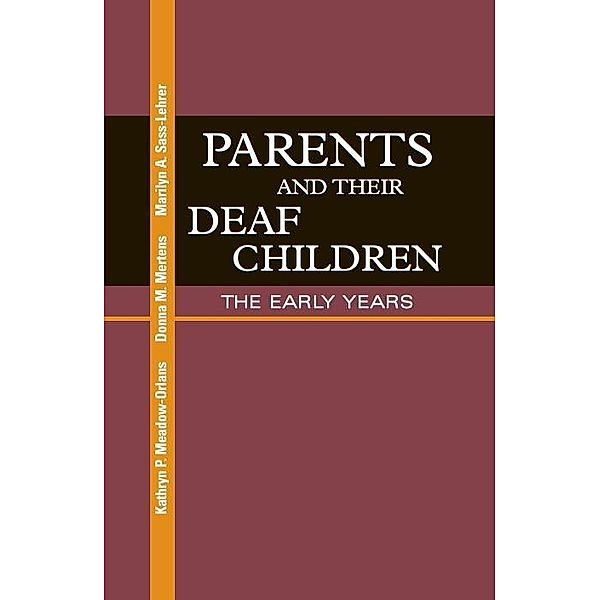 Parents and Their Deaf Children, Meadow-Orlans Kathryn P. Meadow-Orlans