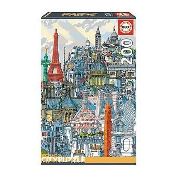 Paris 200 Teile City Puzzle