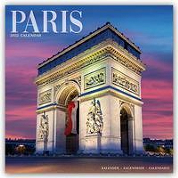 Paris 2022 - 16-Monatskalender, Avonside Publishing Ltd