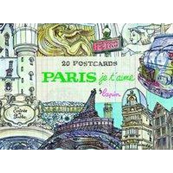 Paris, Je t'Aime: 20 Postcards Book, Lapin