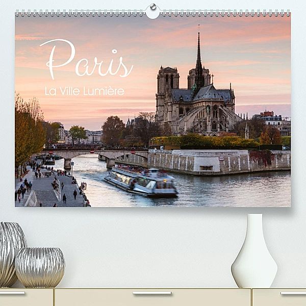 Paris - La Ville Lumière (Premium, hochwertiger DIN A2 Wandkalender 2023, Kunstdruck in Hochglanz), Matteo Colombo