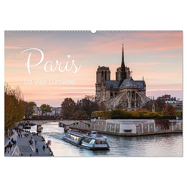 Paris - La Ville Lumière (Wandkalender 2024 DIN A2 quer), CALVENDO Monatskalender, Matteo Colombo