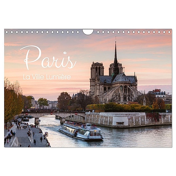 Paris - La Ville Lumière (Wandkalender 2024 DIN A4 quer), CALVENDO Monatskalender, Matteo Colombo
