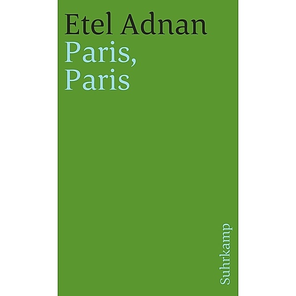 Paris, Paris, Etel Adnan