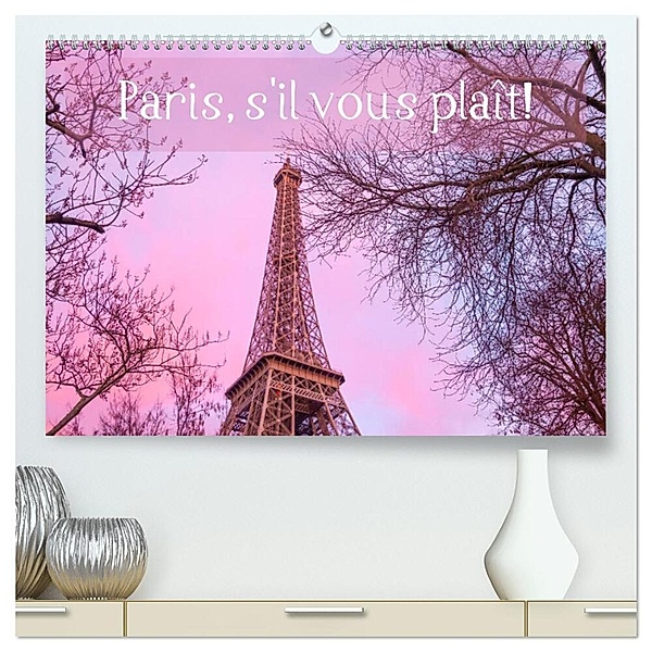 Paris, s'il vous plaît! (hochwertiger Premium Wandkalender 2024 DIN A2 quer), Kunstdruck in Hochglanz, Alessandro Tortora