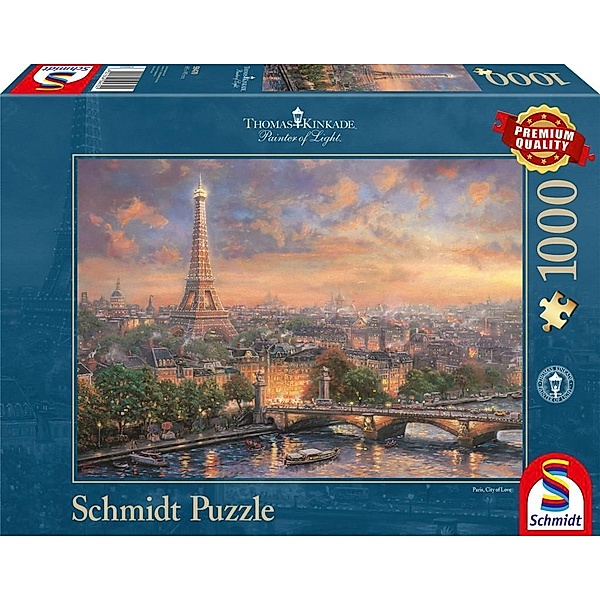 Paris, Stadt der Liebe (Puzzle), Thomas Kinkade